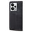 For Realme 14 5G Case Jeans Cloth Texture Anti-Scratch Leather Stand Phone Cover - Black - 6