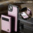 JEEHOOD For iPhone 14 Plus Leather Back Cover Compatible with MagSafe  J06 Phone Case with Card Bag RFID Blocking - Pink - 4