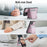JEEHOOD For iPhone 14 Plus Leather Back Cover Compatible with MagSafe  J06 Phone Case with Card Bag RFID Blocking - Pink - 6