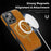 For iPhone 16 Pro Leather Case Compatible with MagSafe RFID Blocking Card Holder Phone Cover - Brown - 3
