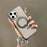 For iPhone 16 Pro Max Magnetic Case PC + TPU Kickstand Phone Back Cover - Black - 2