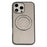 For iPhone 16 Pro Magnetic Case PC + TPU Kickstand Phone Back Cover - Black - 1