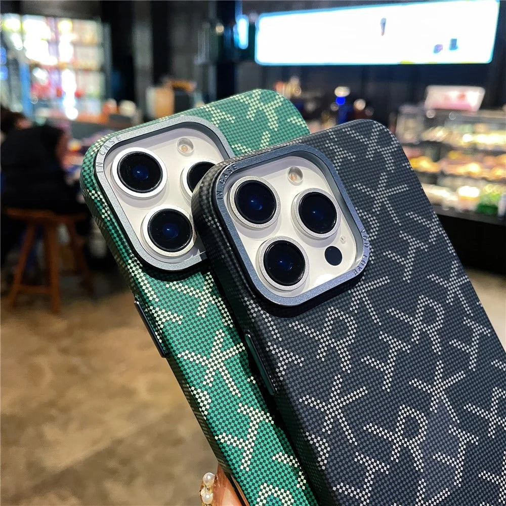 For iPhone 16 Pro Max Case Creative Pattern Hard PC Phone Back Cover - Green - 5