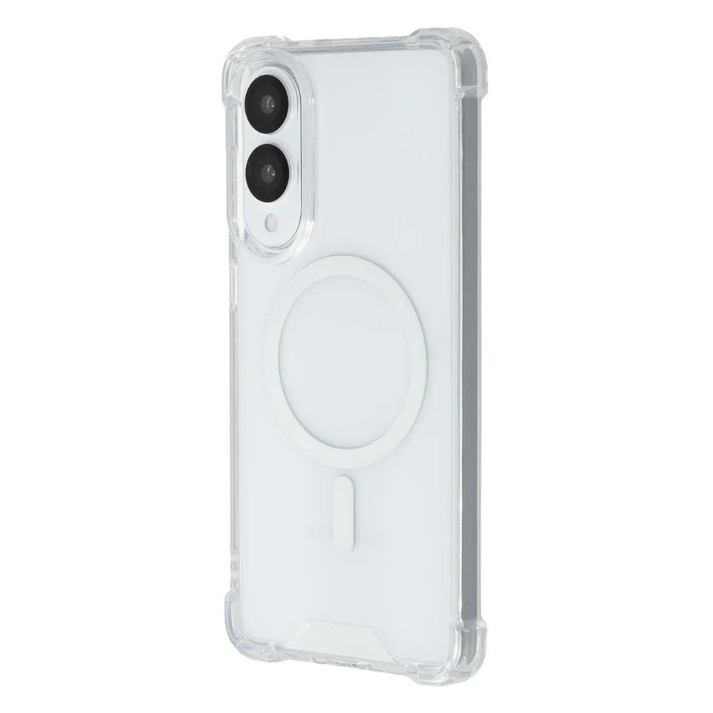 For Samsung Galaxy S26 FE / S25 Edge Magnetic Case 1.5mm Shockproof Clear Phone Back Cover - 3