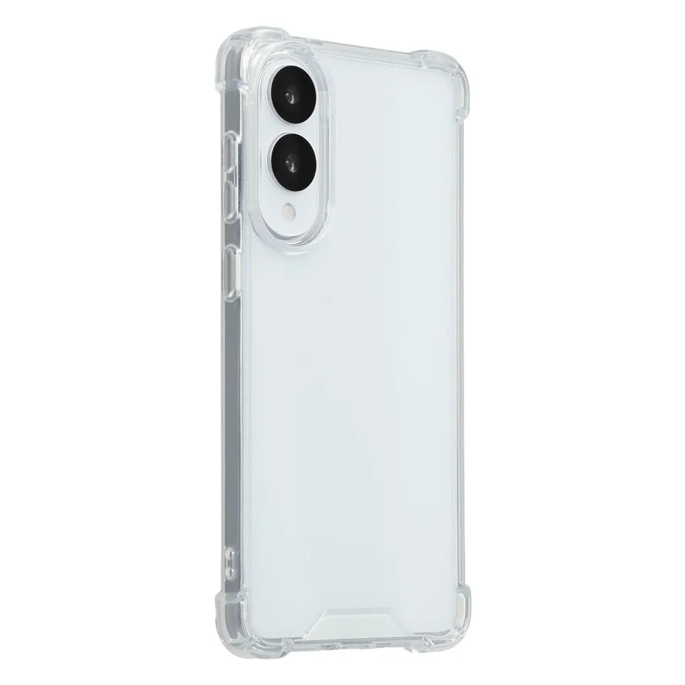 For Samsung Galaxy S25 Edge Phone Case TPU + Acrylic 1.5mm Shockproof Clear Back Cover - 1
