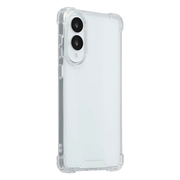 For Samsung Galaxy S25 Edge Phone Case TPU + Acrylic 1.5mm Shockproof Clear Back Cover - 1