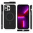 For iPhone 13 Pro Max Case Compatible with MagSafe Slim PC Phone Back Cover - Black - 2