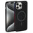 For iPhone 14 Pro Case Compatible with MagSafe Slim PC Phone Back Cover - Black - 1