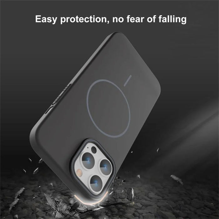 For iPhone 14 Pro Case Compatible with MagSafe Slim PC Phone Back Cover - Black - 6