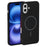 For iPhone 16 Case Compatible with MagSafe Slim PC Phone Back Cover - Black - 1