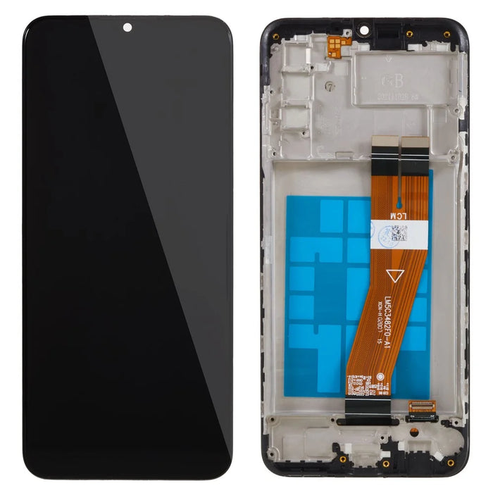 For Samsung Galaxy A03s (164.2mm) A037 Grade B LCD Screen and Digitizer Assembly + Frame Replacement Part (without Logo) - 1