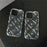 For iPhone 14 Pro Max Case Creative Rhombus Floral Pattern TPU Phone Cover - Style B - 3
