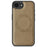 For iPhone 17e / 16e Case Compatible with MagSafe Leather Back Phone Cover - Desert Gold - 2
