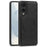 For Samsung Galaxy S25 Edge Magnetic Case Leather Back Phone Cover - Black - 1