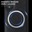 For Samsung Galaxy S25 Edge Magnetic Case Leather Back Phone Cover - Black - 3