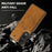 For Samsung Galaxy S25 Edge Magnetic Case Leather Back Phone Cover - Black - 5