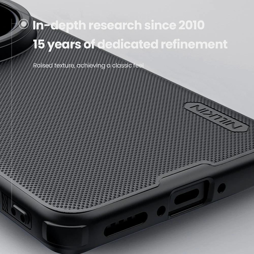 NILLKIN Frosted Shield Pro for vivo X200 Ultra 5G Magnetic Case PC + TPU Phone Cover - Black - 7