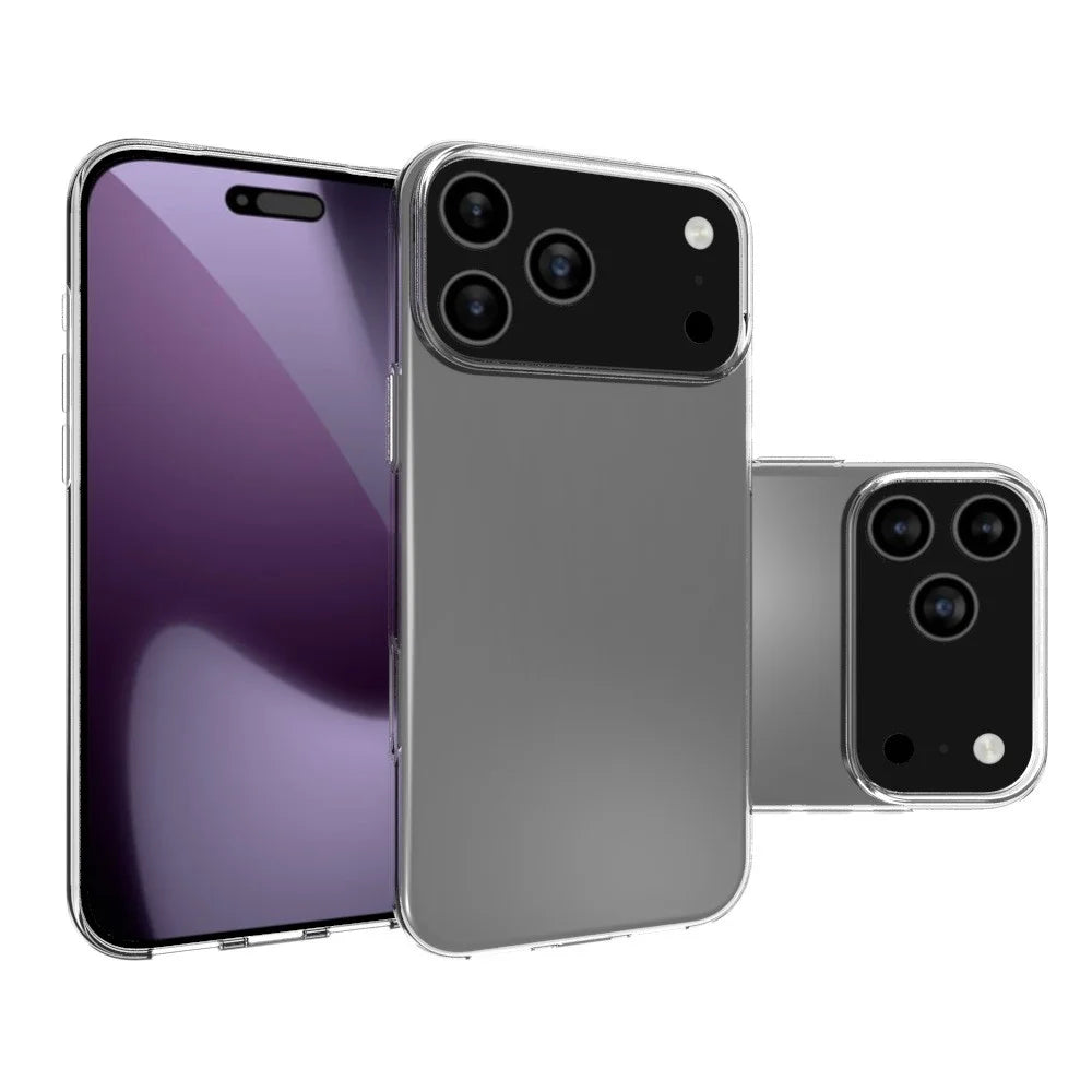 For iPhone 18 Pro Max / 17 Pro Max Case Watermark Resistant TPU Clear Phone Back Cover - 5