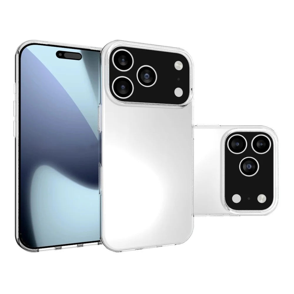 For iPhone 18 Pro / 17 Pro Case Watermark Resistant TPU Clear Phone Back Cover - 5