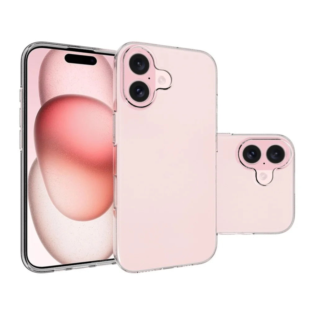 For iPhone 17 Case Watermark Resistant TPU Clear Phone Back Cover - 5