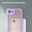 For iPhone 17e / 16e Magnetic Case Compatible with MagSafe TPU + PC Phone Back Cover - Purple - 5