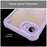 For iPhone 17e / 16e Magnetic Case Compatible with MagSafe TPU + PC Phone Back Cover - Purple - 7
