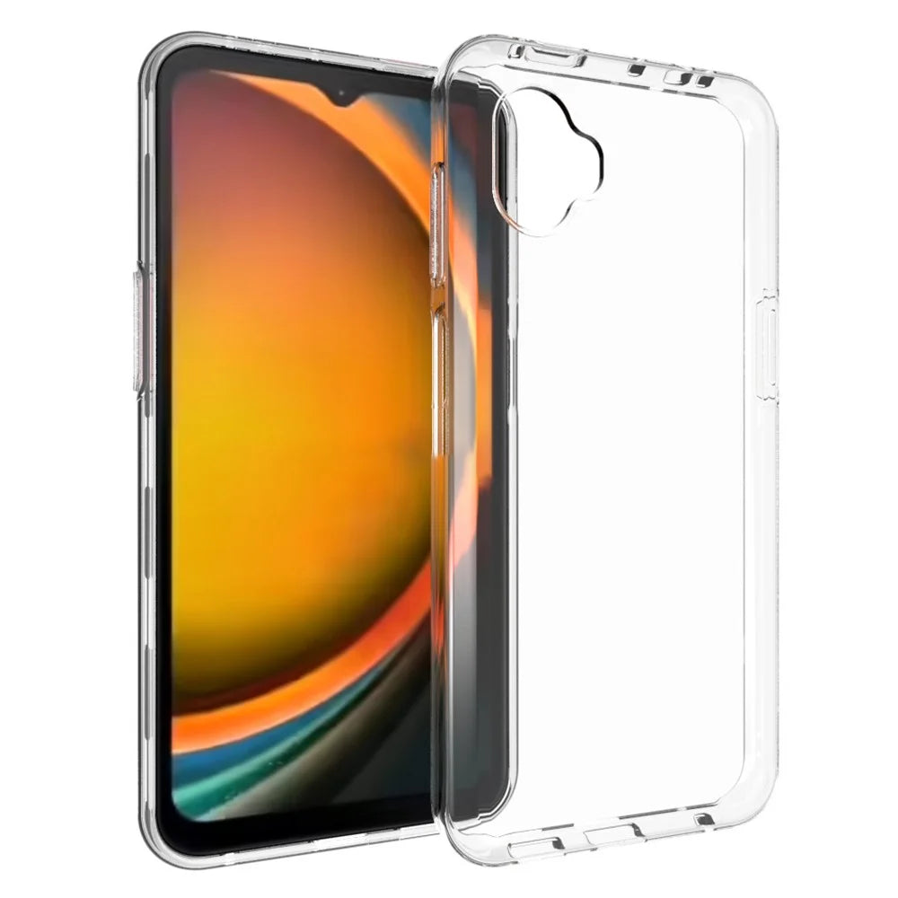 For Samsung Galaxy XCover7 Pro Case Watermark Resistant TPU Clear Phone Back Cover - 1