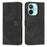 For TECNO Spark 30C 5G / Pop 9 5G Case Imprinted Lines Leather Phone Cover with Stand - Black - 1