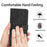 For TECNO Spark 30C 5G / Pop 9 5G Case Imprinted Lines Leather Phone Cover with Stand - Black - 7