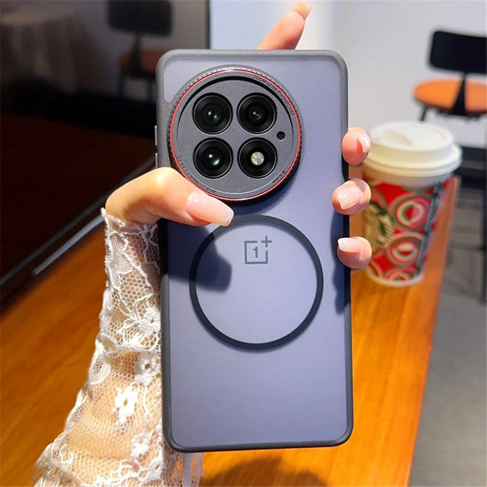 For OnePlus 13 Magnetic Case TPU + PC Matte Phone Back Cover - 5
