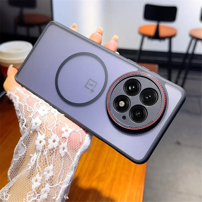 For OnePlus 13 Magnetic Case TPU + PC Matte Phone Back Cover - 7