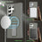 For Samsung Galaxy S23 Ultra Magnetic Case PC + TPU Phone Cover with Kickstand - Titanium Grey - 3