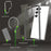 For Samsung Galaxy S23 Ultra Magnetic Case PC + TPU Phone Cover with Kickstand - Titanium Grey - 4