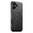 SUTENI G5 For iPhone 16 Case Compatible with MagSafe Cowhide Texture Leather Back Cover - Black - 1
