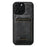 SUTENI M5 For iPhone 15 Pro Magnetic Case with Card Bag Cowhide Texture Leather Phone Back Cover - Black - 3