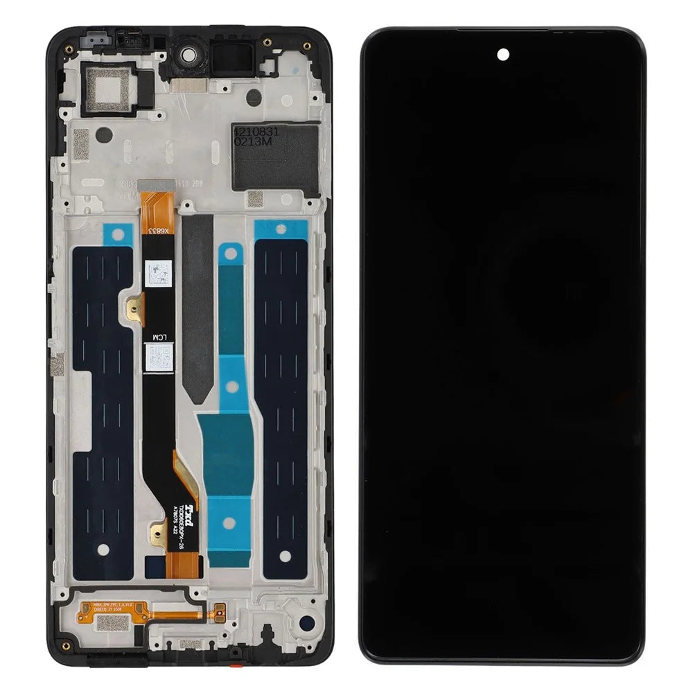 For Infinix Note 30 4G X6833B Grade C LCD Screen and Digitizer Assembly + Frame (Without Logo) - 1