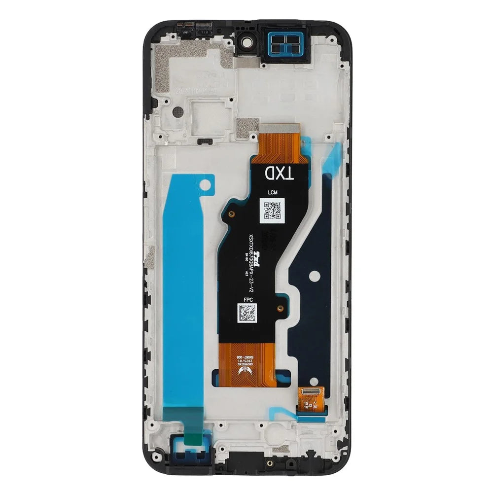 For TECNO Spark 30C 4G KL5 Grade C LCD Screen and Digitizer Assembly + Frame (Without Logo) - 2