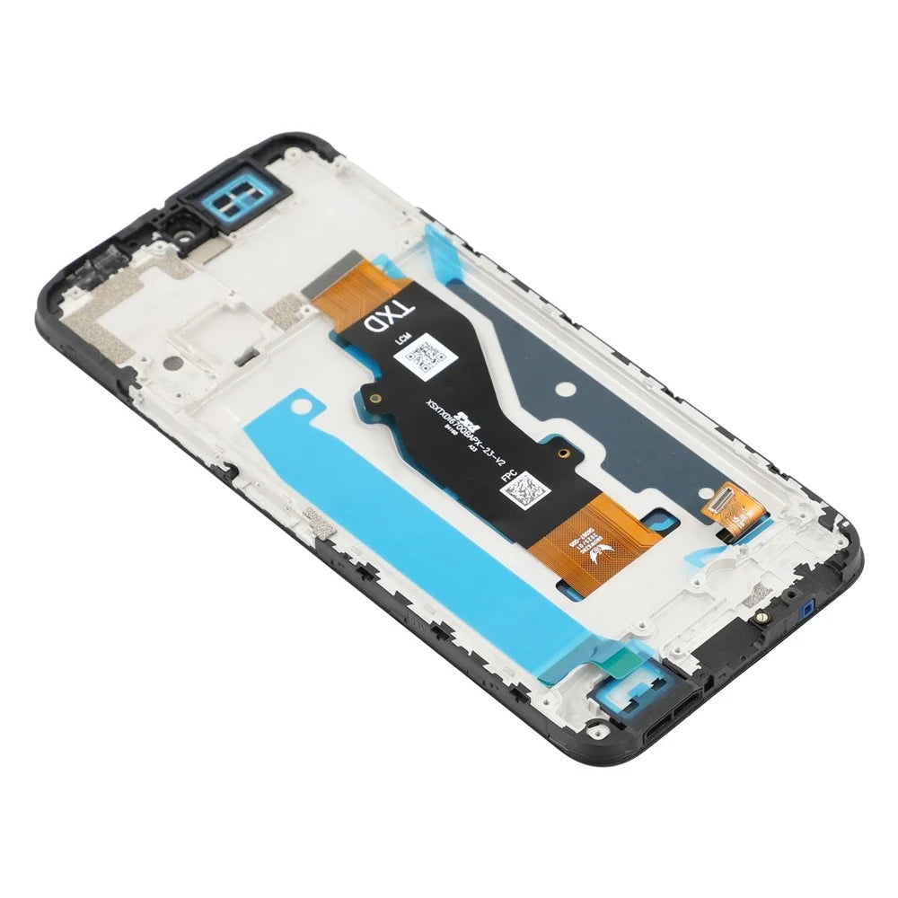 For TECNO Spark 30C 4G KL5 Grade C LCD Screen and Digitizer Assembly + Frame (Without Logo) - 4