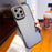 For iPhone 16 Pro Max Case Red Lens Ring Shockproof TPU + PC Translucent Phone Cover - 4