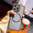 For iPhone 15 Pro Max Case Compatible with MagSafe Red Lens Ring Shockproof TPU + PC Translucent Phone Cover - 5