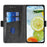 For vivo V50 Lite 5G Case Contrast Color Wallet Leather Phone Cover - Black + Grey - 2