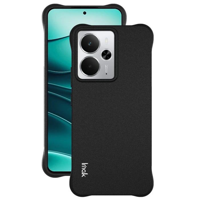 IMAK For Realme 14 5G Case TPU Phone Cover Airbag Shockproof Protection - Matte Black - 2