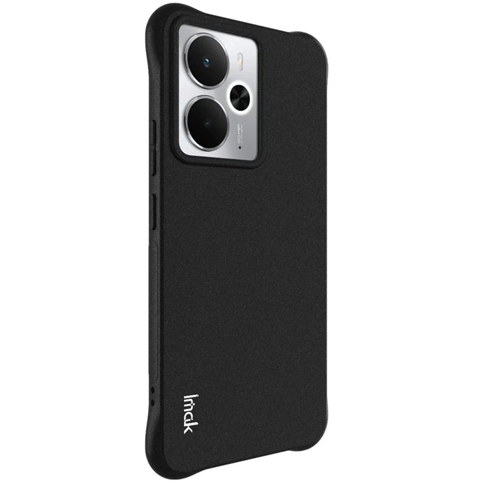 IMAK For Realme 14 5G Case TPU Phone Cover Airbag Shockproof Protection - Matte Black - 4