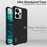 IMAK For Realme 14 5G Case TPU Phone Cover Airbag Shockproof Protection - Matte Black - 6