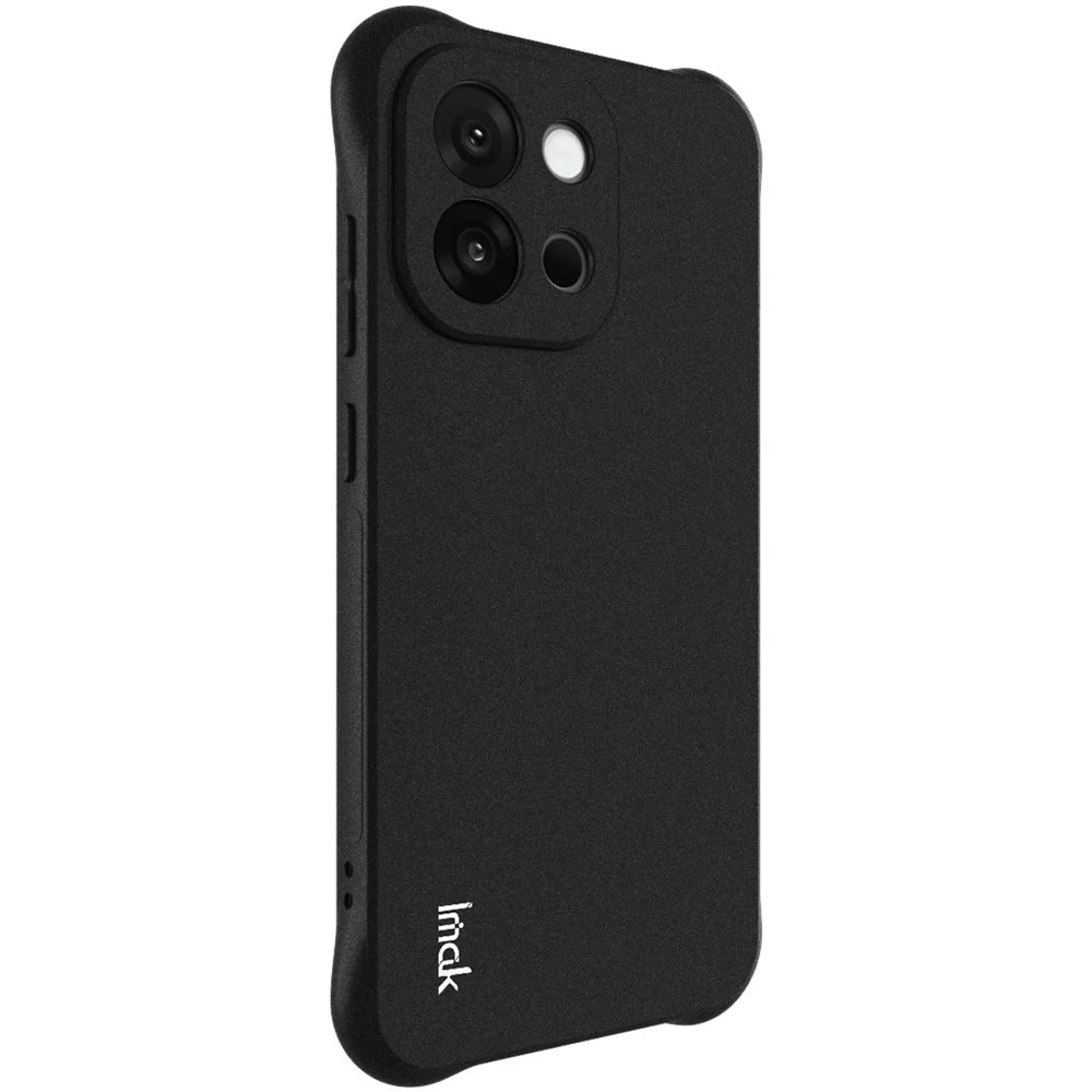 IMAK For OnePlus 13s 5G / 13T 5G Case TPU Phone Cover Airbag Shockproof Protection - Matte Black - 4