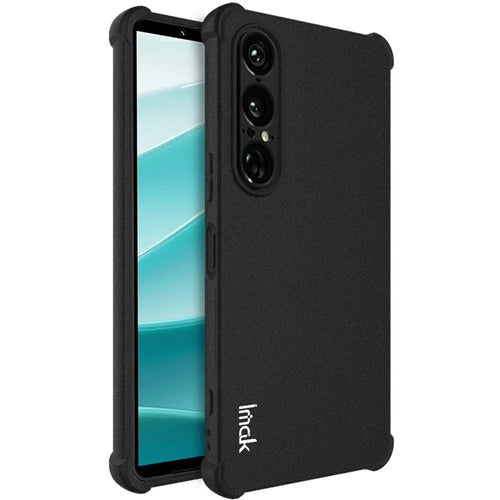 IMAK For Sony Xperia 1 VII Case TPU Phone Cover Airbag Shockproof Protection - Matte Black - 1
