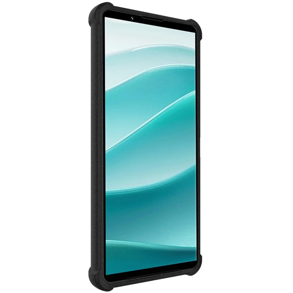 IMAK For Sony Xperia 1 VII Case TPU Phone Cover Airbag Shockproof Protection - Matte Black - 3