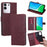 For vivo Y29 4G Case Leather Phone Cover with RFID Blocking Wallet - Wine Red - 1