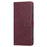 For vivo Y29 4G Case Leather Phone Cover with RFID Blocking Wallet - Wine Red - 6