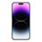 For iPhone 14 Pro Max Magnetic Case Acrylic TPU Clear Phone Back Cover - Purple - 2